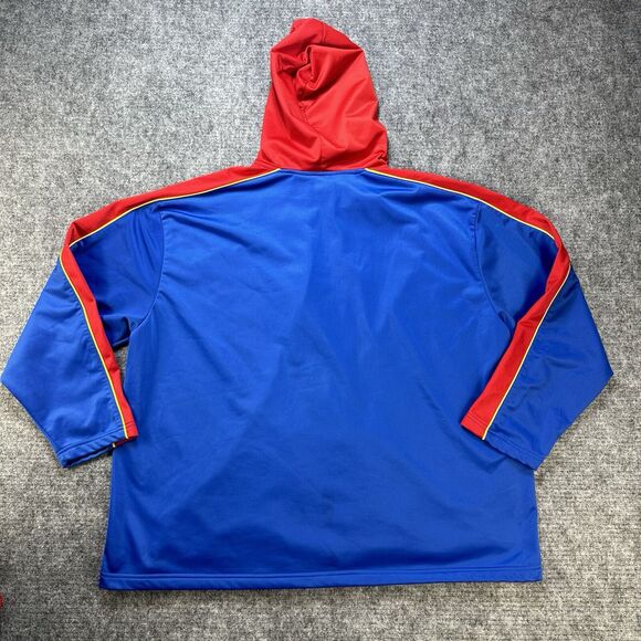 Nascar Women's Track Jacket 24 26 Blue Red Embroidered Drawstring Racing Stripe - Picture 10 of 15